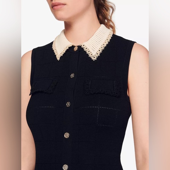 Sandro Precieuse Midi Shirt Dress - Picture 10 of 16